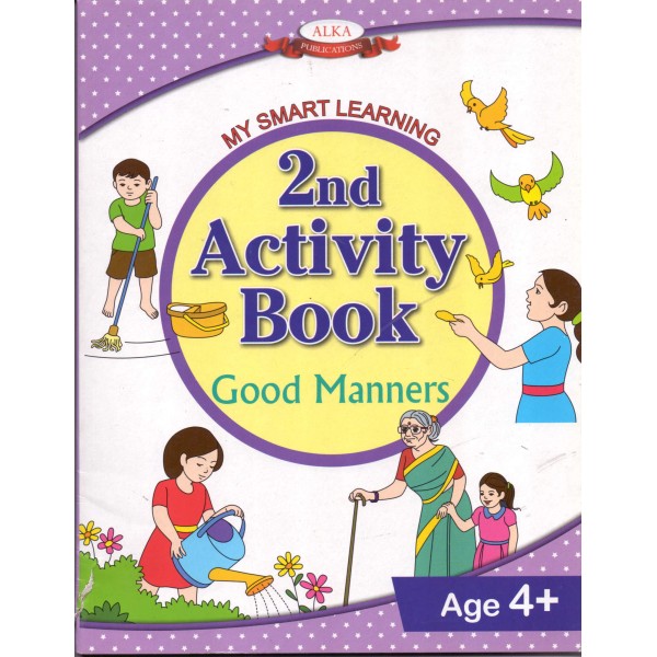 2nd Activity Book - Good Manners - Age 4+ - Smart Learning For Kids